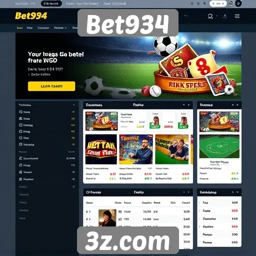 Acessibilidade e usabilidade do site Bet934