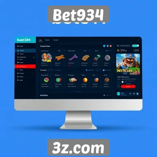 Avaliação da interface e usabilidade do Bet934