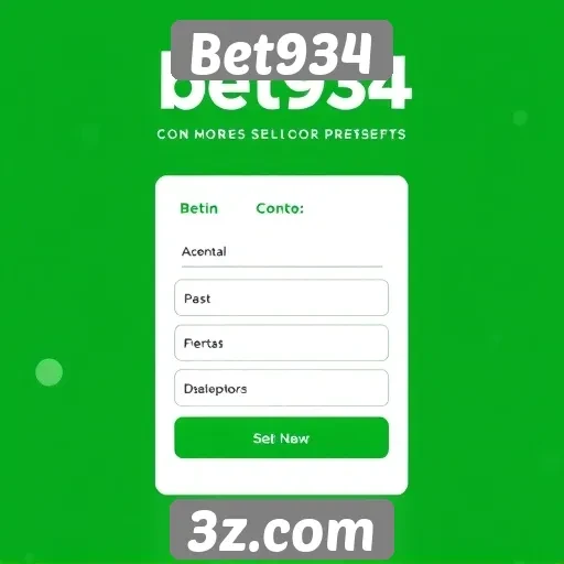 Como criar uma conta no site Bet934