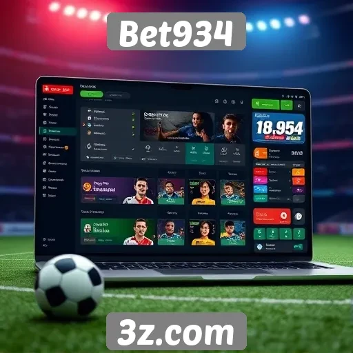 Interface e experiência do usuário no Bet934