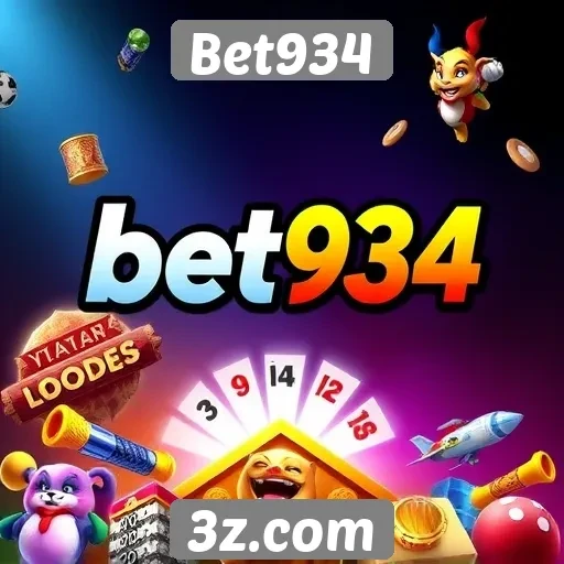 Variedade de jogos disponíveis no site Bet934